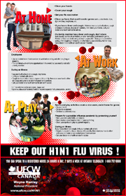Keep Out H1N1 - CLICK to download poster