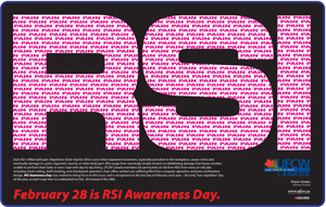 RSI Awareness Day Poster 2010