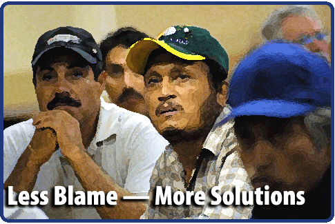 Less Blame - More Solutions